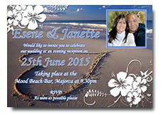 Save the Date Cards Wedding Invites Invitations Abroad Photo Flowers Swirls